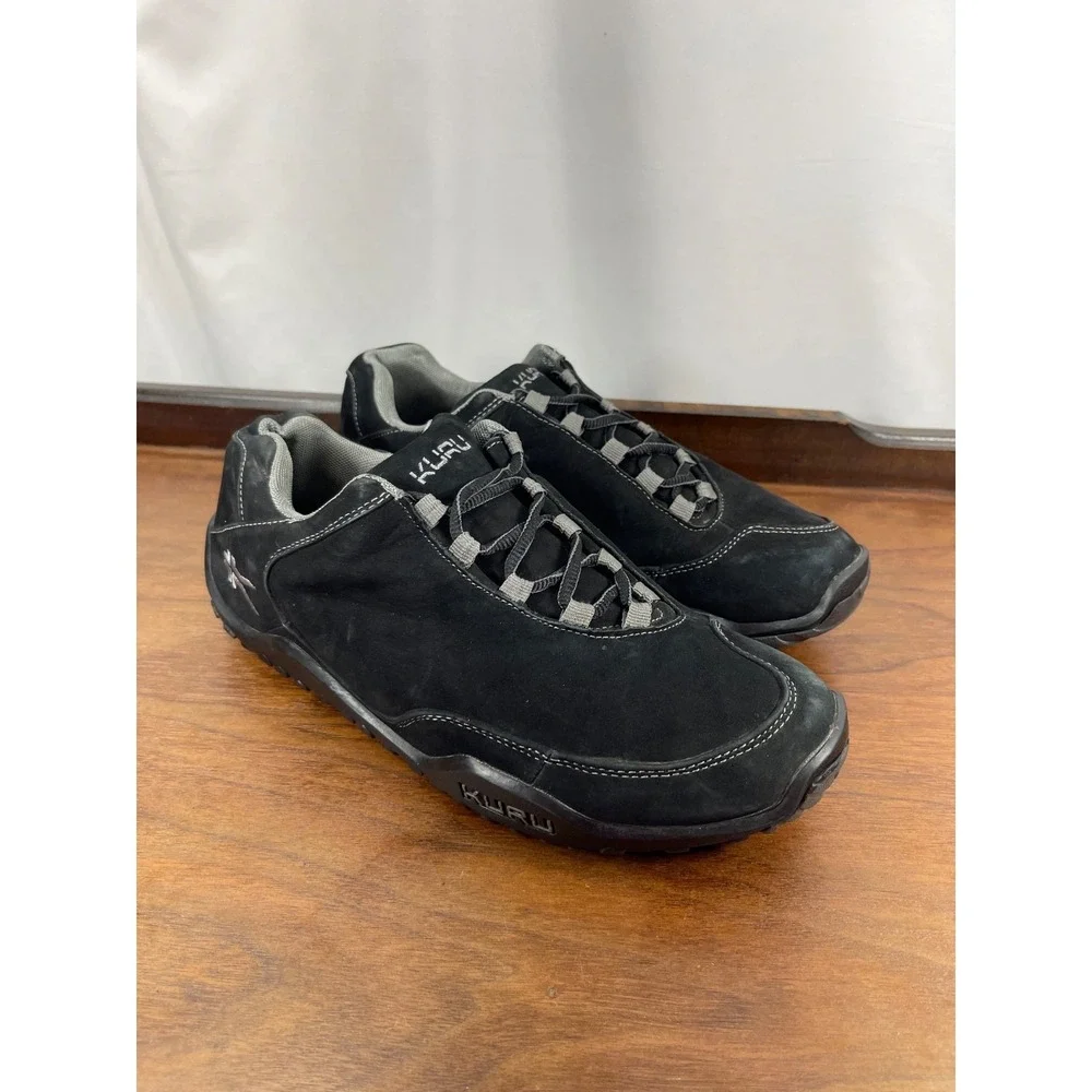 Kuru Chicane - Black Suede Trail Hiking Shoes - Mens Sz 10